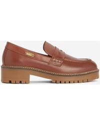 Barbour - Norma Leather Loafers - Lyst