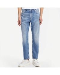 Calvin Klein - Cotton Denim Dad Jeans - Lyst