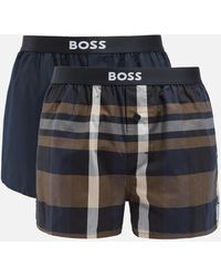 BOSS - Cotton 2-pack Boxer Shorts - Lyst