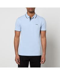 BOSS - Paul Stretch-cotton Piqué Polo Shirt - Lyst
