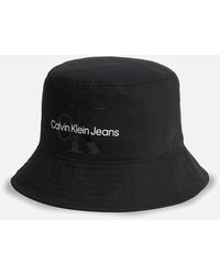 Calvin Klein - Essential Cotton-canvas Bucket Hat - Lyst