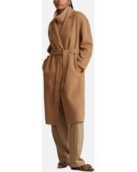 Polo Ralph Lauren - Jacky Wool-blend Wrap Coat - Lyst
