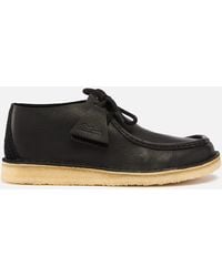 Clarks - Desert Nomad Leather Moccasin Shoes - Lyst