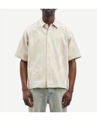 Samsøe & Samsøe - Saayo Embroidered Cotton-blend Shirt - Lyst