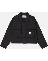 Calvin Klein Knit Overshirt - Black