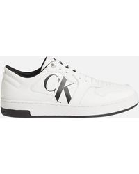 Calvin Klein - Jeans Leather Basket Trainers - Lyst