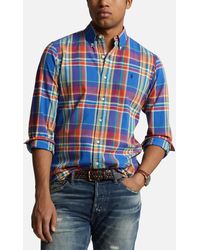 Polo Ralph Lauren - Madras Checked Cotton Shirt - Lyst