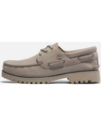 Timberland - Authentics Waterproof Suede Boat Shoes - Lyst