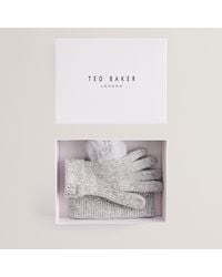 Ted Baker - Keriis Ribbed-knit Hat And Gloves Set - Lyst