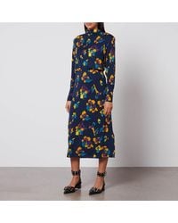 MAX&Co. - Oliver Floral-print Jersey Midi Dress - Lyst