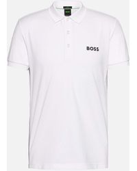 BOSS - Paule Cotton-blend Piqué Polo Shirt - Lyst