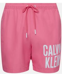 Calvin Klein Logo Shell Swimming Shorts - Pink