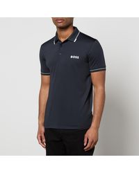 BOSS - Paul Pro Stretch-jersey Polo Shirt - Lyst