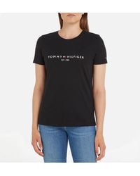 Tommy Hilfiger - Cotton-jersey Printed T-shirt - Lyst
