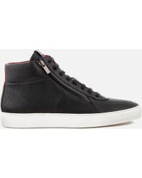 hugo high top trainers