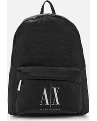 armani exchange backpack mens
