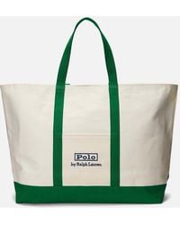 Polo Ralph Lauren - Large Icon Summer Cotton Tote Bag - Lyst