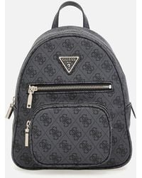 Guess - Eco Elements Monogram Faux Leather Backpack - Lyst