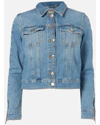 guess denim peplum jacket