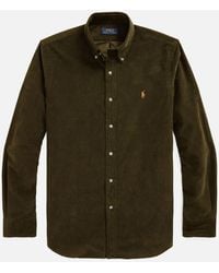 Polo Ralph Lauren - Custom-fit Cotton-corduroy Shirt - Lyst