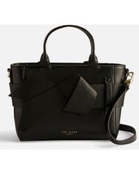 Ted Baker - Jimsie Knot Faux Leather Bag - Lyst