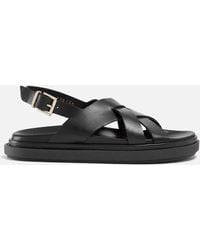 Alohas - Trunca Leather Padded Sandals - Lyst