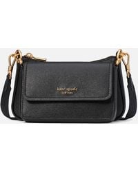 Kate Spade - Morgan Double Up Leather Cross Body Bag - Lyst
