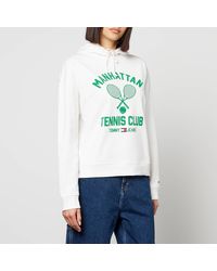Tommy Hilfiger - Relaxed Tennis Club Cotton Hoodie - Lyst