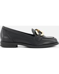 Dune - Goddess Leather Loafers - Lyst