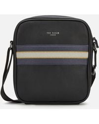 ted baker wowee embossed messenger bag