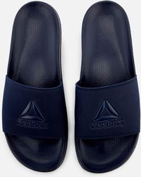 reebok blue sandals