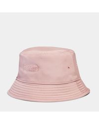 COACH Reversible Sig C Bucket Hat - Pink