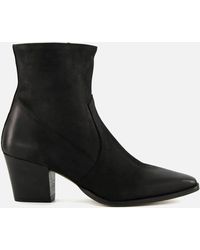 Dune - Pastern Suede Western Boots - Lyst
