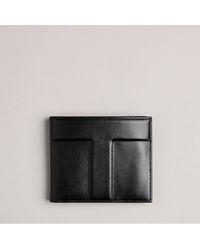 Ted Baker Hood Bifold Leather Wallet - Black