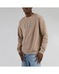 Lee Jeans - Logo-print Cotton-blend Sweatshirt - Lyst