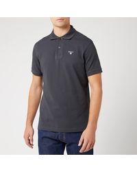 Barbour - Tartan Pique Polo Shirt - Lyst