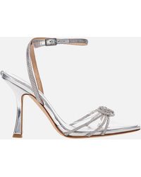 Guess - Syena Crystal-embellished Heeled Sandals - Lyst