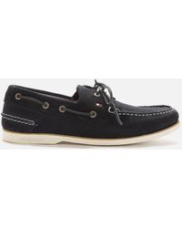 tommy hilfiger suede boat shoes