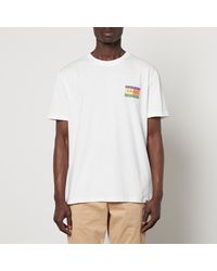 Tommy Hilfiger - Summer Flag Cotton-jersey T-shirt - Lyst