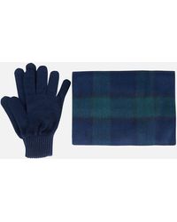 Barbour - Tartan Scarf And Glove Gift Set - Lyst
