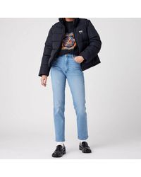 Wrangler - Quilted Shell Puffer Jacket - Lyst