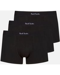PS by Paul Smith - Three-Pack Organic Cotton-Blend Boxer Shorts - Lyst