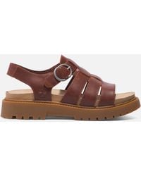 Timberland - Clairemont Way Leather Fisherman Sandals - Lyst