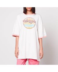 Wrangler - Oversized Ringer Cotton T-shirt - Lyst
