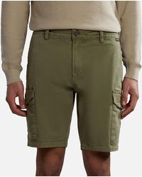 Napapijri - Deline Cotton-blend Cargo Shorts - Lyst