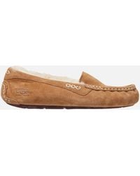 UGG - Ansley Moccasin Suede Slippers - Lyst