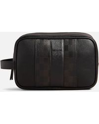 Ted Baker - Waydee Faux Leather Wash Bag - Lyst