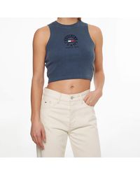 Tommy Hilfiger Tops for Women | Online Sale up to 73% off | Lyst
