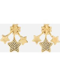 Tory Burch - Kira Shooting Star Gold-plated Stud Earrings - Lyst