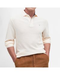 Barbour - Cramlington Cotton-blend Knit Polo Shirt - Lyst